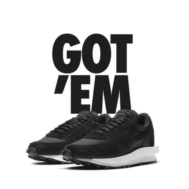 26㎝】Nike × sacai LDV Waffle Black