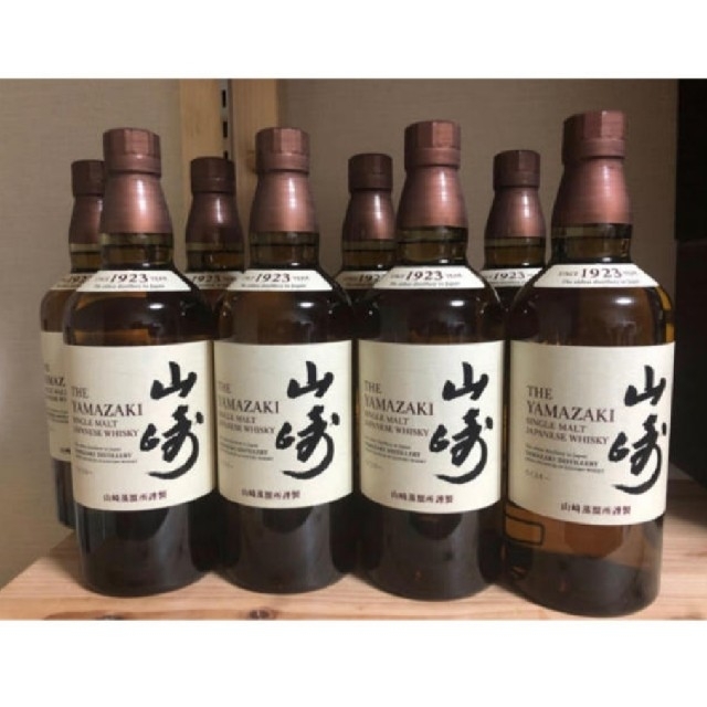 肌触りがいい 新品 - サントリー 山崎 山崎蒸溜所 マイレージ付 8本