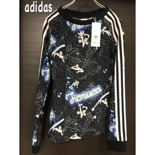 アディダス(adidas)のadidas ロンT レディース OT 黒 新品 FIORUCCI(Tシャツ(長袖/七分))