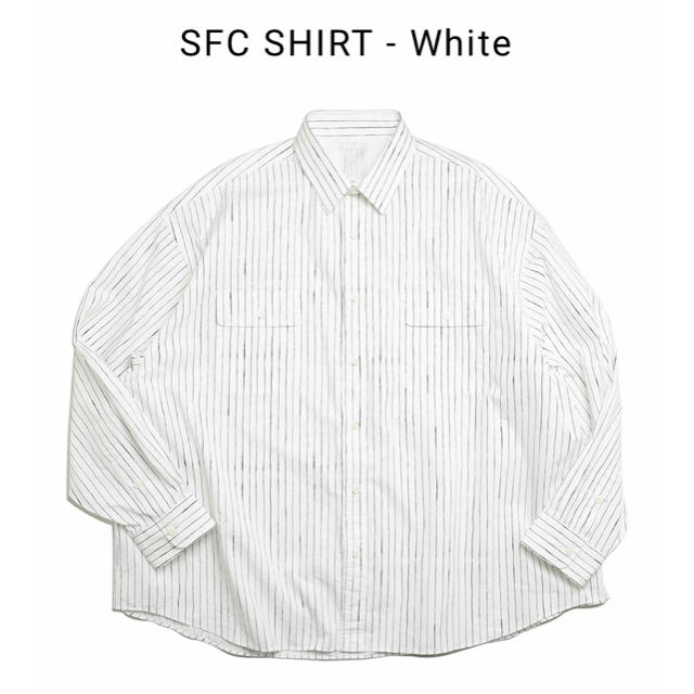 S.F.C Stripes For Creative "SFC SHIRT"WHITE状態