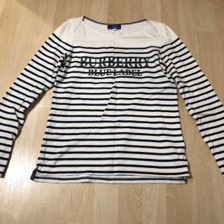 バーバリーブルーレーベル(BURBERRY BLUE LABEL)のバーバリーブルーレーベル　ボーダートップス(カットソー(長袖/七分))