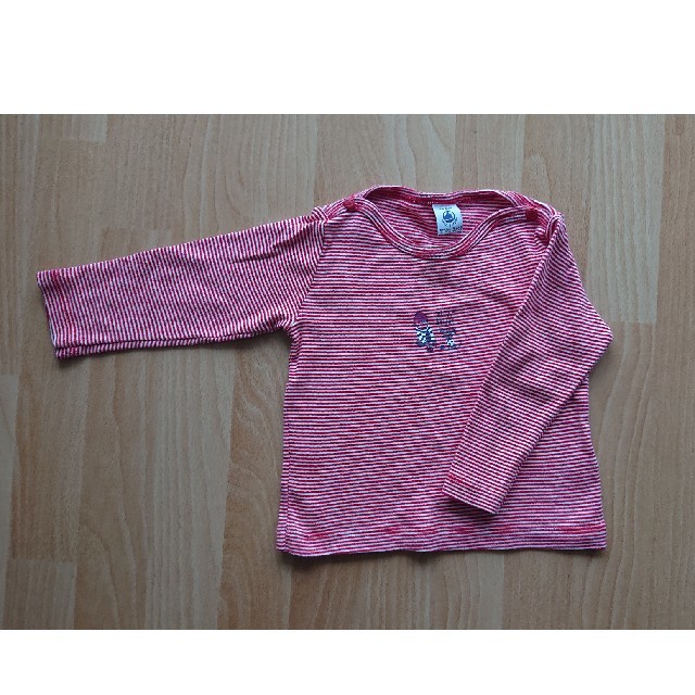 PETIT BATEAU(プチバトー)のプチバトー ミラレ 長袖Tシャツ 18m キッズ/ベビー/マタニティのベビー服(~85cm)(Ｔシャツ)の商品写真