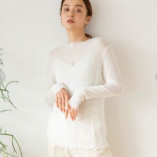 限定値下げsearoomlynn♡シフォンエアリーカットソー