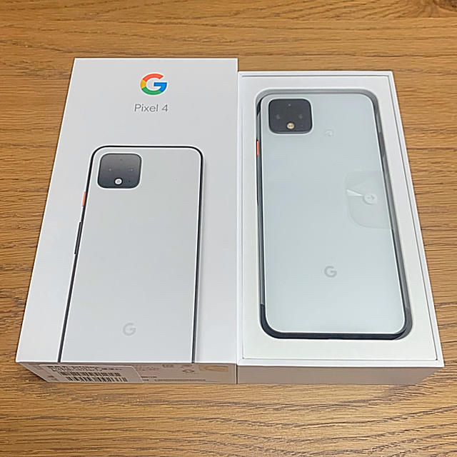 Pixel4 　64GB　Clearly White　純正ケースケース付