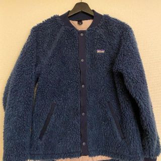 パタゴニア(patagonia)の美品PatagoniaノーカラーフリースジャケットガールズXXL(ノーカラージャケット)