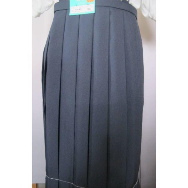 小学生女子制服 夏 紺 ２０本車スカート サイズ１６０Ｂ B新品 ゆったりサイズ レディースのスカート(ひざ丈スカート)の商品写真