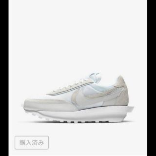 サカイ(sacai)のNike × sacai LDV Waffle 27.0 白(スニーカー)