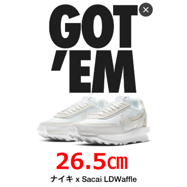 NIKE - SACAI NIKE LDWaffle　26.5