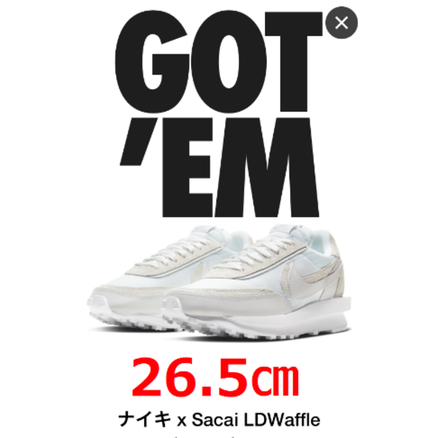 SACAI NIKE LDWaffle　26.5