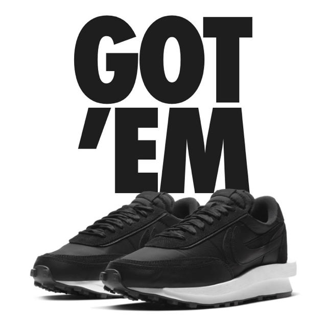 NIKE - 送料無料　ナイキ　サカイ　ブラック