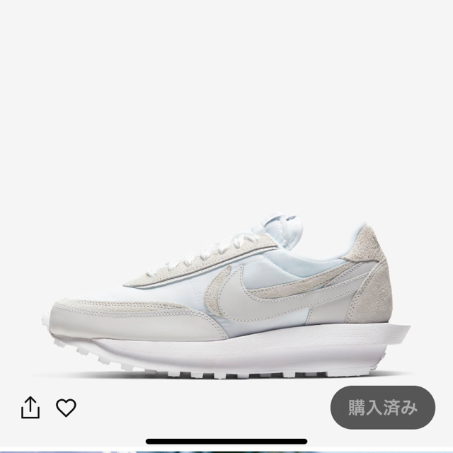 Nike×sacai LDV Waffle ナイキ サカイ 27.5 white - スニーカー