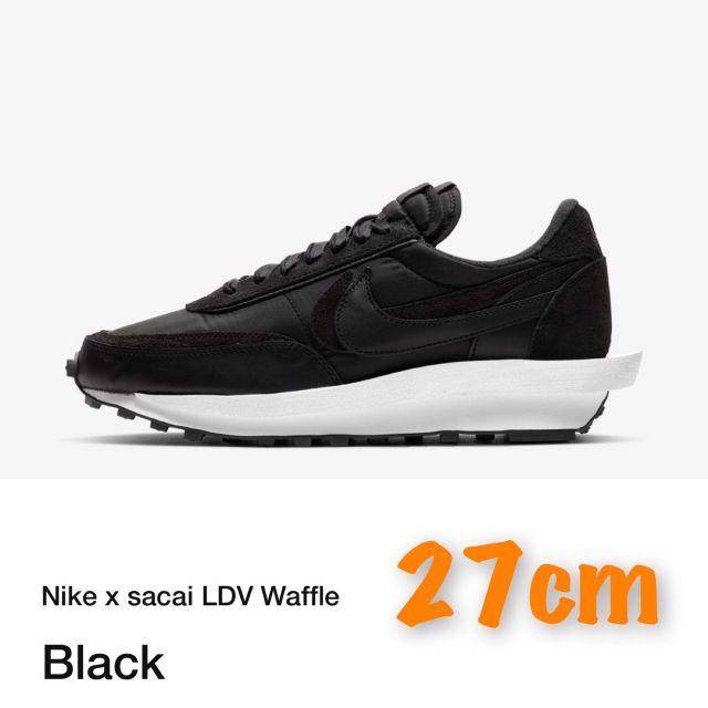 NIKE x sacai LDV Waffle Black - スニーカー