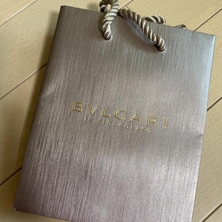 ブルガリ(BVLGARI)のBVLGARIチョコレート　紙袋　ショッパー(ショップ袋)