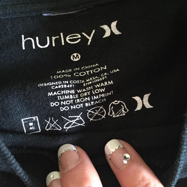 Hurley(ハーレー)のHurley♡黒ロンＴ レディースのトップス(Tシャツ(長袖/七分))の商品写真