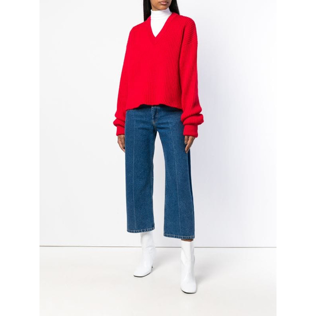 Maison Martin Margiela(マルタンマルジェラ)のMaison Margiela Vネックニット レディースのトップス(ニット/セーター)の商品写真