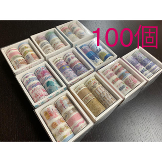 海外マスキングテープ 100個 まとめ売り 海外マステの通販 by NORI
