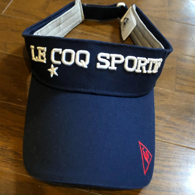 le coq sportif(ルコックスポルティフ)のサンバイザー スポーツ/アウトドアのゴルフ(その他)の商品写真