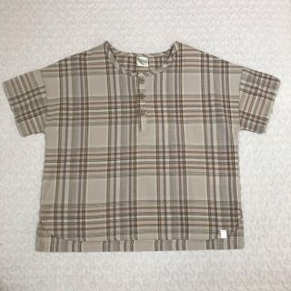 フタフタ(futafuta)のテータテート  チェックシャツ　90(Tシャツ/カットソー)