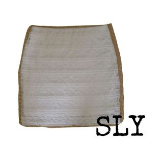 スライ(SLY)のSLY ﾚｰｽｽｶｰﾄ(ミニスカート)