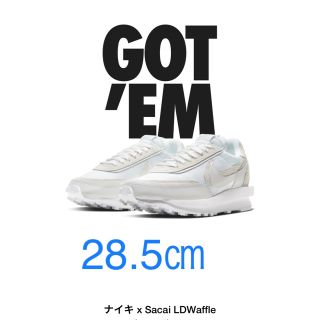 ナイキ(NIKE)のNIKE X SACAI LDV WAFFLE ナイキ　サカイ　28.5㎝(スニーカー)