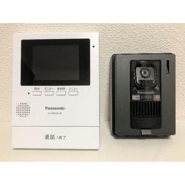 美品 Panasonic テレビドアホン VL-SV26XL-W インターホン