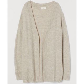 エイチアンドエム(H&M)のH&M ニットカーディガン　美品　M ロングカーディガン(カーディガン)