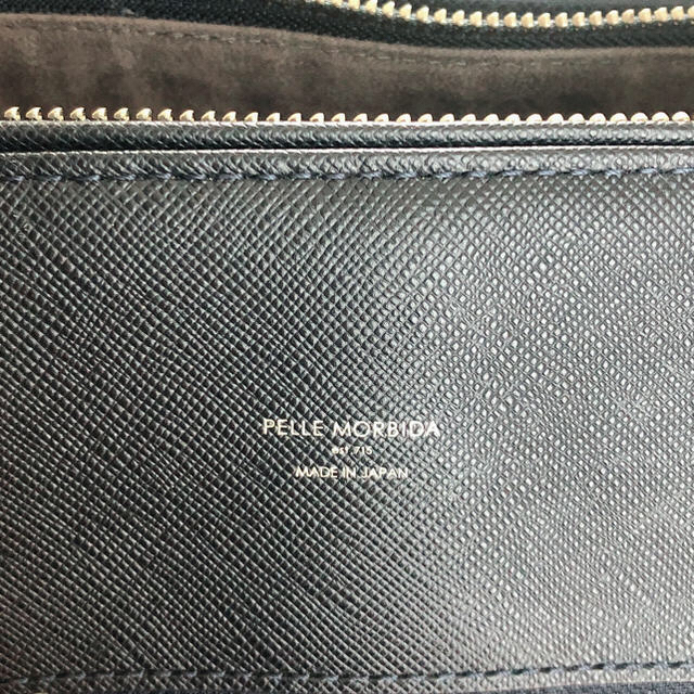 PELLE MORBIDA(ペッレ モルビダ)のPELLE MORBIDA  ネイビー　バッグ メンズのバッグ(ビジネスバッグ)の商品写真
