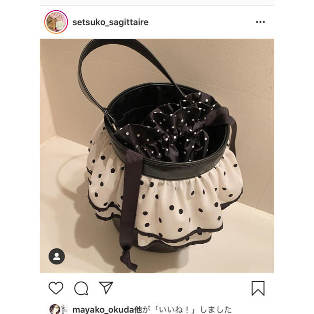 Drawer(ドゥロワー)のsetsuko sagittaire ドットpicnic セツコサジテール レディースのバッグ(ショルダーバッグ)の商品写真