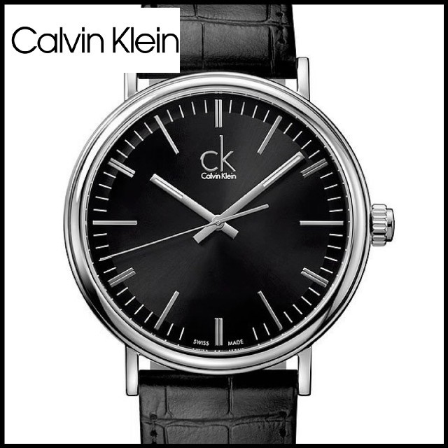 新品　カルバン・クライン　メンズ　腕時計　Calvin Klein 本革ベルト