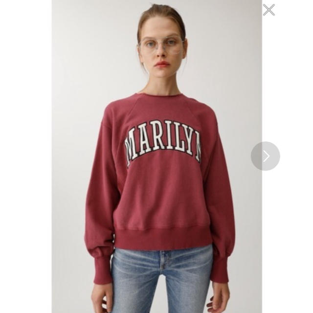 moussy(マウジー)のマウジー　moussy ロゴスウェット レディースのトップス(トレーナー/スウェット)の商品写真