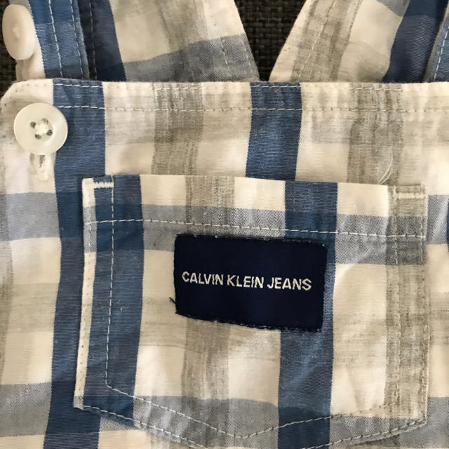 Calvin Klein(カルバンクライン)のカルバン・クライン　ジーンズ　ロンパース キッズ/ベビー/マタニティのベビー服(~85cm)(ロンパース)の商品写真