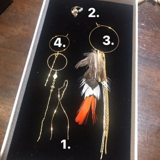 canal accessory ピアス3点+イヤーカフ1点(ピアス)