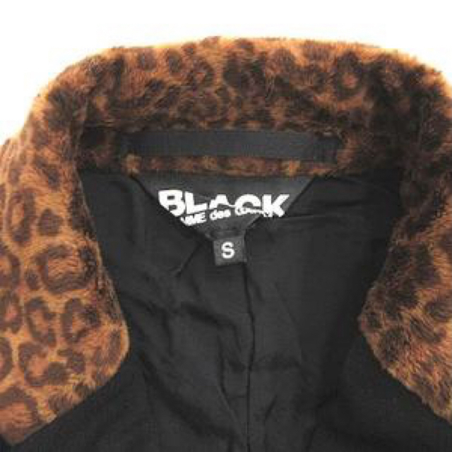 COMME des GARÇONS ブラックコムデギャルソンレオパードジャケット