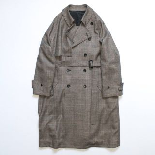 サンシー(SUNSEA)のstein LAY OVERSIZED OVERLAP COAT 19aw(トレンチコート)