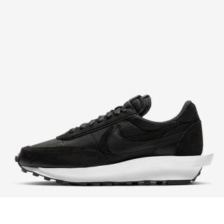 ナイキ(NIKE)のNike Sacai LD waffle 24.0 Black(スニーカー)