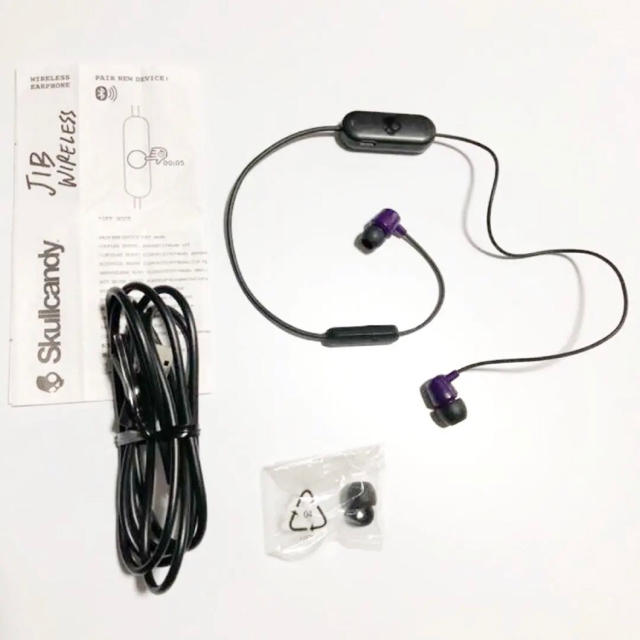 Skullcandy(スカルキャンディ)のSkullcandy Jib Wireless パープル スカルキャンディ 紫 スマホ/家電/カメラのオーディオ機器(ヘッドフォン/イヤフォン)の商品写真