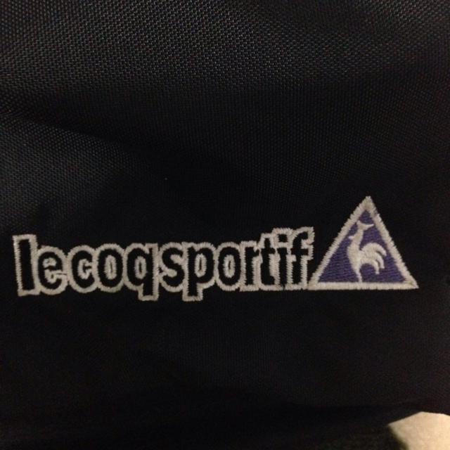 le coq sportif(ルコックスポルティフ)のルコック 黒リュック レディースのバッグ(リュック/バックパック)の商品写真