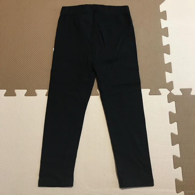 babyGAP(ベビーギャップ)の【新品未使用】baby GAP 黒無地レギンス キッズ/ベビー/マタニティのキッズ服女の子用(90cm~)(パンツ/スパッツ)の商品写真