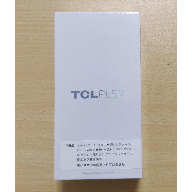 【新品未開封】TCL　PLEX　T780H　オブシディアンブラックスマートフォン/携帯電話