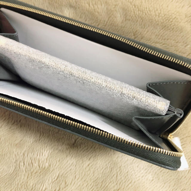 新品】セリーヌ CELINE 長財布 ラージ ジップドウォレット グレー
