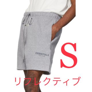 フィアオブゴッド(FEAR OF GOD)の最安値FOG Essentials  リフレクティブショートパンツ　グレー　新品(ショートパンツ)