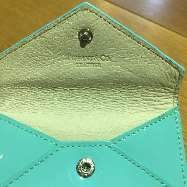 Tiffany & Co.(ティファニー)のティファニー　エナメル　カードケース　名刺入れ　レター型 レディースのファッション小物(名刺入れ/定期入れ)の商品写真