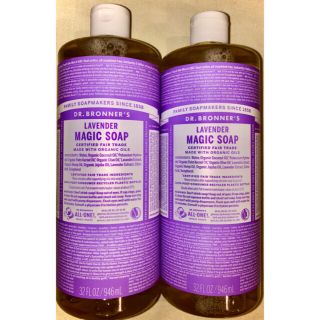 ドクターブロナー(Dr.Bronner)のドクターブロナー マジックソープ ラベンダー 946ml  2本セット(ボディソープ/石鹸)