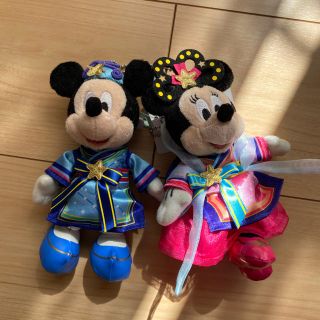 ディズニー(Disney)の2014七夕　ぬいぐるみバッチ(キャラクターグッズ)