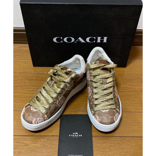 COACH - COACH コーチ スニーカー バラ ゴールドの通販 by Kay｜コーチならラクマ