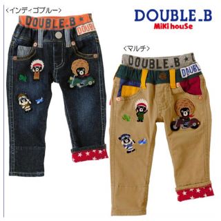 ダブルビー(DOUBLE.B)の【定価:¥19,800-】美品　90cm DOUBLE.B  デニム/ジーンズ(パンツ/スパッツ)