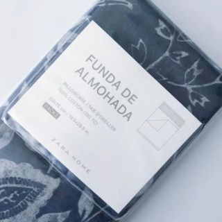 ザラホーム(ZARA HOME)の新品 ZARA HOME ザラホーム フラワープリント 枕カバー ピローケース(枕)