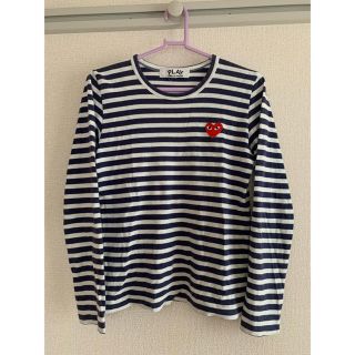 コムデギャルソン(COMME des GARCONS)のプレイコムデギャルソン　ボーダーT(Tシャツ(長袖/七分))