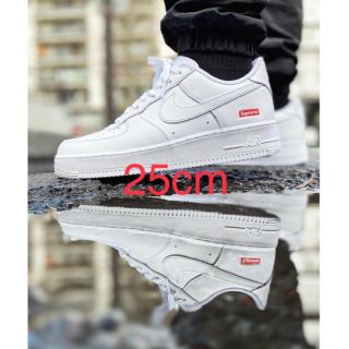 ナイキ(NIKE)の【24様専用】Supreme/NIKE AF1 エアフォース1 White 25(スニーカー)