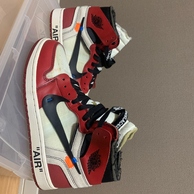 NIKE(ナイキ)のnike jordan1×offwhite us7.5 メンズの靴/シューズ(スニーカー)の商品写真